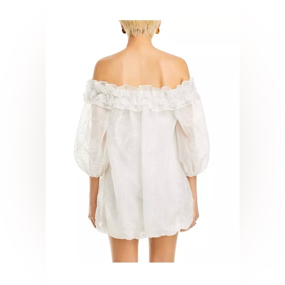 Cinq á Sept  Revolve Women’s Nava Ivory  Mini Dress. Size 2 - Picture 5 of 16